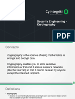 Security Engineering - Cryptography