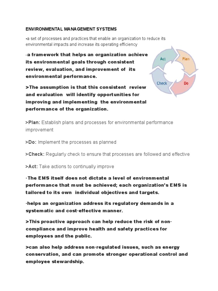 Understanding Environmental Management Systems | PDF | Policy | Natural ...