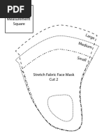 Stretch Face Mask Pattern and Instructions