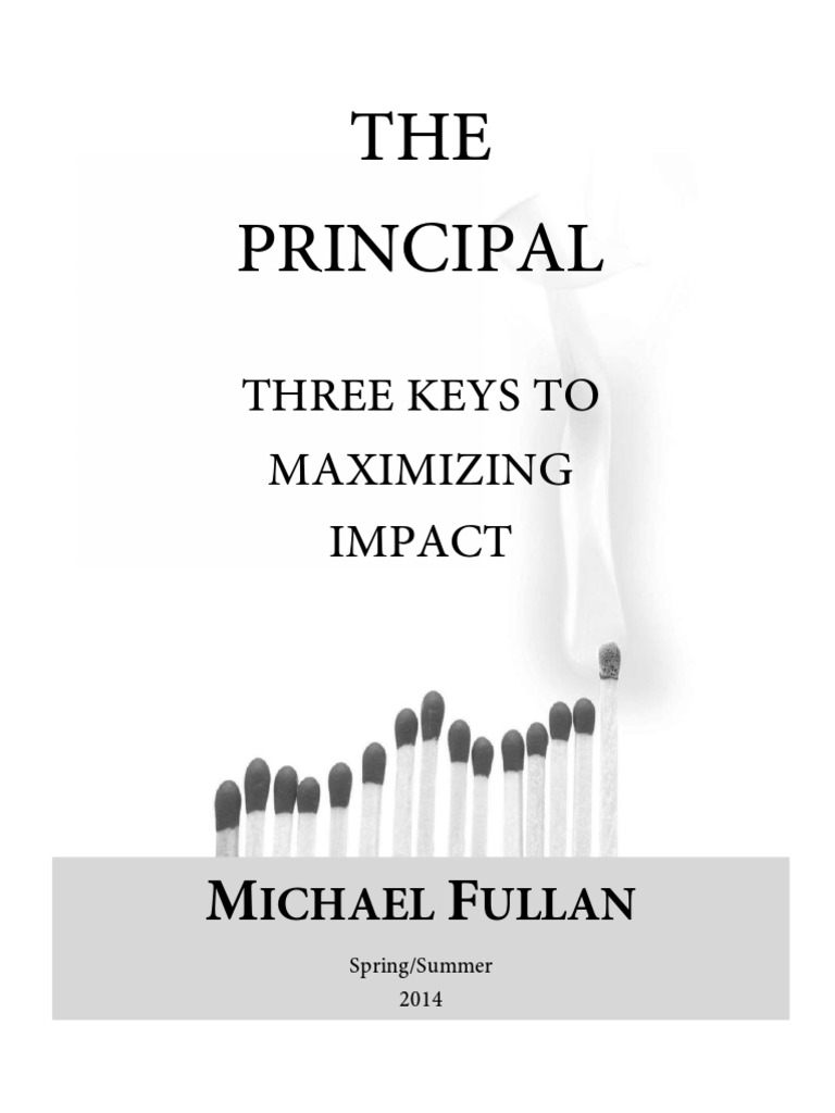 Principal's Keys to Maximizing Impact | PDF | Applied Psychology ...