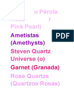 Gems and Fusions from Steven Universe