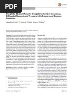 Pedophilia-Themed Obsessive-Compulsive Disorder: Assessment, Differential Diagnosis, and Treatment With Exposure and Response Prevention