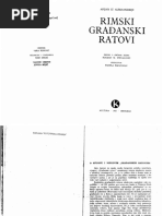 Apijan - Rimski Gradjanski Ratovi PDF | PDF