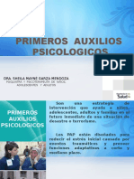 Primeros Auxilios Psicologicos: Dra. Sheila Mayné Garza Mendoza