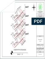 Isometri Pipa Air Buangan Tingkat 4 B