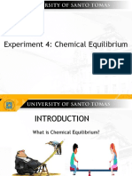 Experiment 4: Chemical Equilibrium
