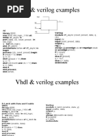 VHDL & Verilog Examples