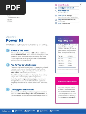 Power NI Welcome To PDF Information Privacy Bankruptcy