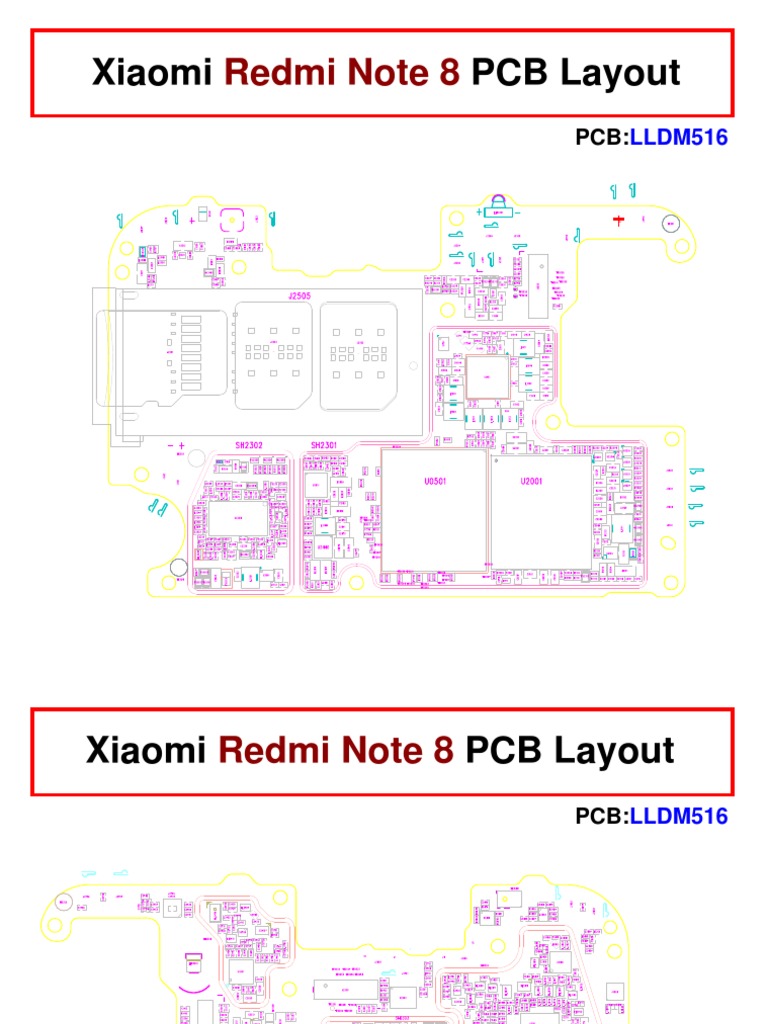 PCB Layout Redmi Note 8 PDF | PDF