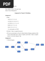 Assignment For Chapter 8: Scheduling Assignment 1:: B15 E15 H35 End