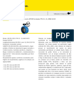 Válvulas Mariposa Cuerpo Recubierto EPDM Bridadas PN 10, 16, ANSI #150