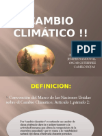 Explicacion Cambio Climático !!