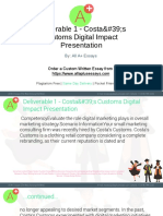 Deliverable 1 - Costa39s Customs Digital Impact Presentation PDF