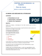 CRECIENDO EN VALORES 8 VO Plan de Clase Semana 18 Al 22 de Mayo 2020