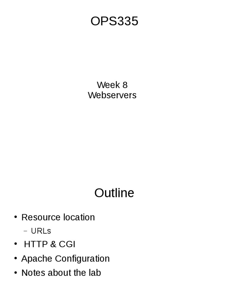 Understanding Webservers and URLs | PDF | Web Server | Internet & Web