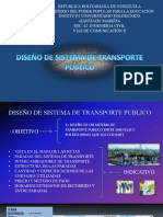 Diseño de un sistema de transporte público entre San Félix y Puerto Ordaz