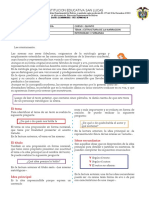 Estructura Del Texto para Quinto Grado de Primaria