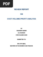 Download Cost Volume Profit Analysis by Shaheer Naeem SN46172523 doc pdf