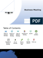 Managerial Communication Presentation On Business Meetings