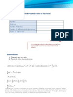 Optimizacion de Funciones