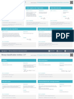 Binary ClassificationMetrics Cheathsheet