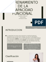 Entrenamiento de La Capacidad Funcional