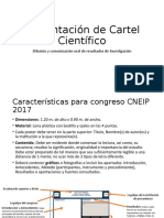 Presentación Cartel Científico: Difusión Resultados Investigación