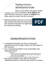 Lect. 5.1 Misrepresentation