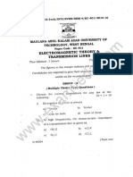 Electromagnetic Theory & Transmission Lines: Maulana Abul Kalam Azad University OF Technology, West Bengal