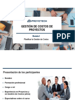 Gestión de Costos. Planificación Día1 PDF