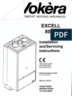 Excell 80sp Installation and Servicing Instructions
