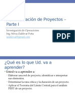 Administración de proyectos - Parte I: Determinación de fechas críticas