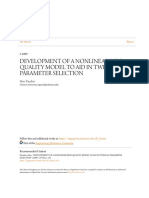 DEVELOPMENT OF A NONLINEAR RIDE QUALITY MODEL TO AID IN TWEELå© P