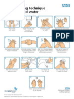 Nhs Hand Wasing Technique