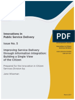 Innovations in Public Service Delivery