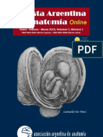 Revista Argentina de Anatomía Online 2010, Vol. 1, #1, Págs. 1-32.