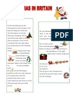 Christmas in Britain Reading Comprehension Exercise