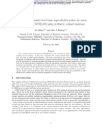 Estimation of Country-Level Basic Reproductive Ratios For Novel Coronavirus (COVID-19) Using Synthetic Contact Matrices