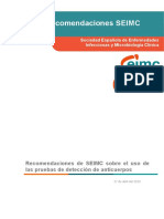 Seimc-Rc-2020-Recomendaciones Uso de Las Pruebas de Deteccion de Anticuerpos PDF