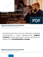 Introducción a las Finanzas: Guía Estratégica para la Toma de Decisiones