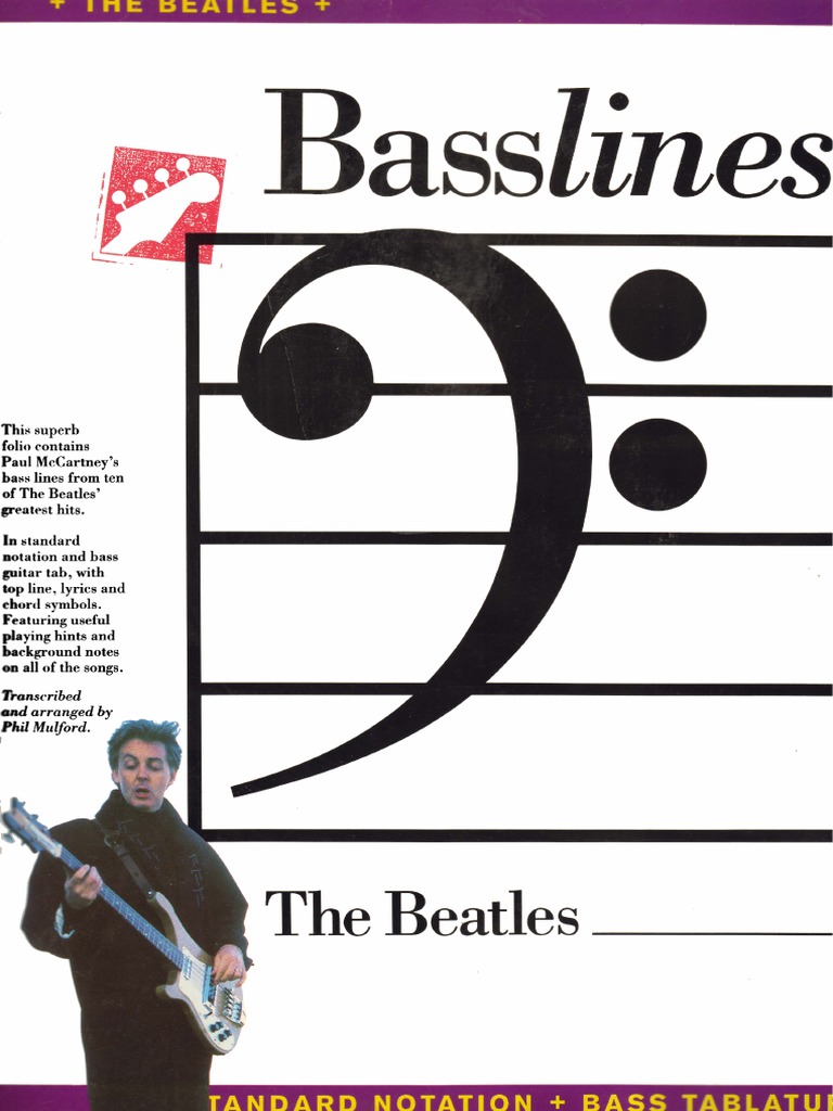 アート・デザイン・音楽 Basslines The Beatles Basslines The Beatles アート・デザイン・音楽