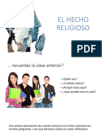 El Hecho Religioso. 2da Clase - Vale PDF