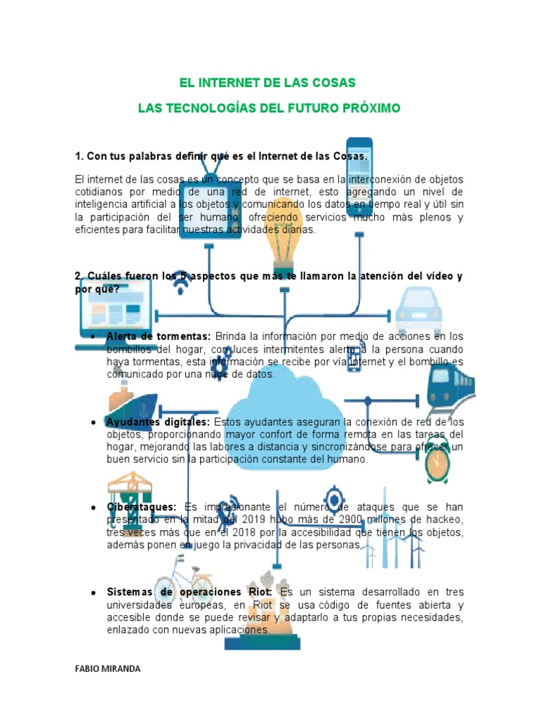 El Internet de Las Cosas | PDF | Internet de las Cosas | Internet