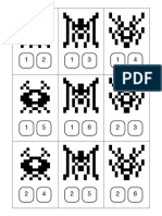 8 Bit Invaders Cards
