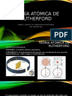 Teoría atómica de Rutherford: modelo planetario del átomo