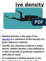 Calculate Relative Density with RD
