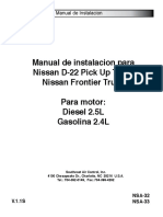 Manual Nissan D-22 PDF
