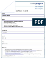 Destination UK - Northern Ireland Lesson Plan