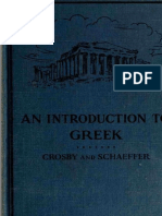 Crosby Schaeffer An Introduction To Greek