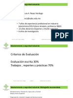 Mantenimiento y Seguridad Industrial 2020-2 Unidad 1 y 2